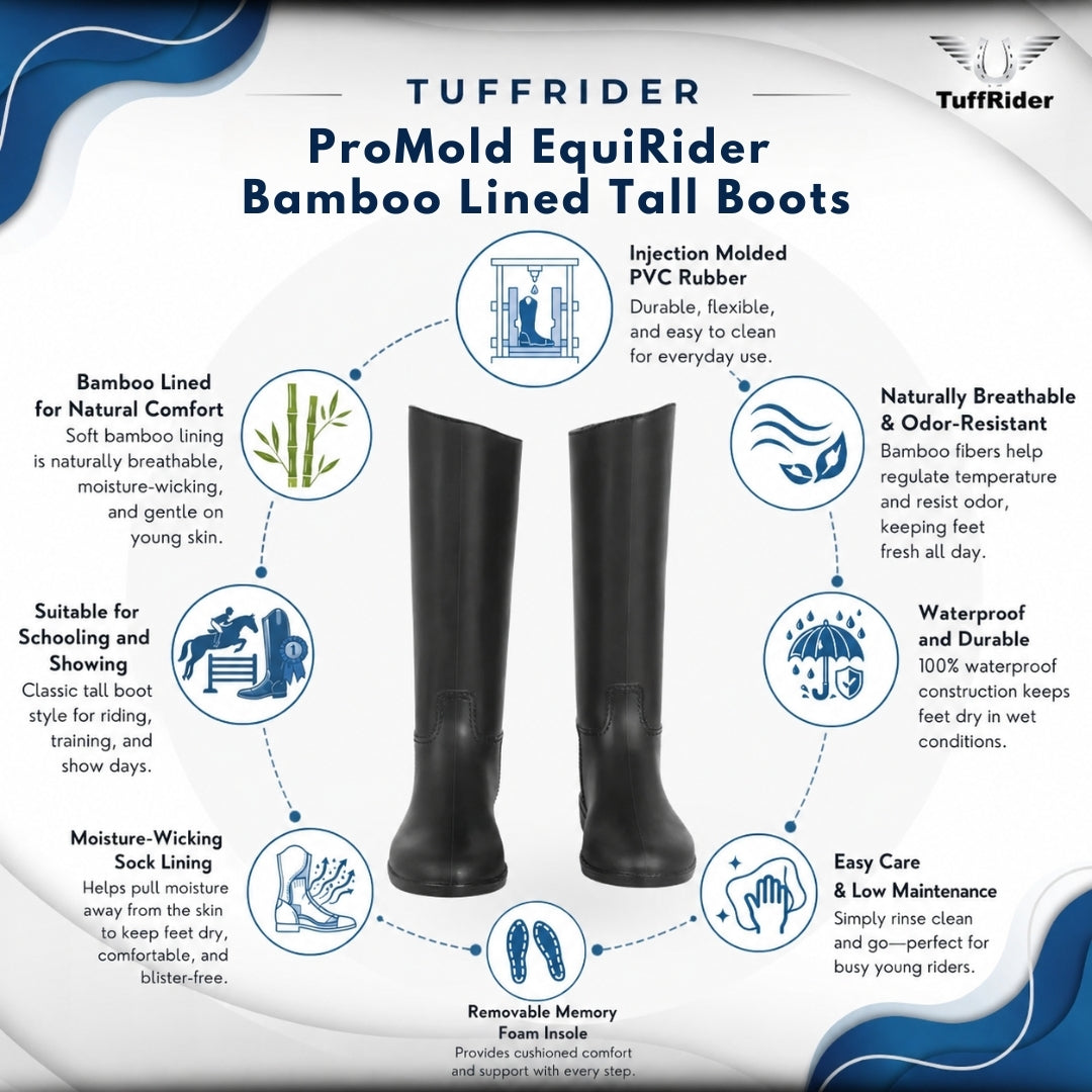 TuffRider ProMold EquiRider Bamboo Lined Tall Boots