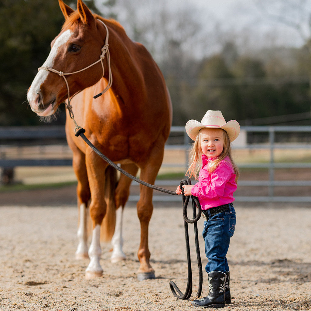 TuffRider Toddler Black Floral Western Boot