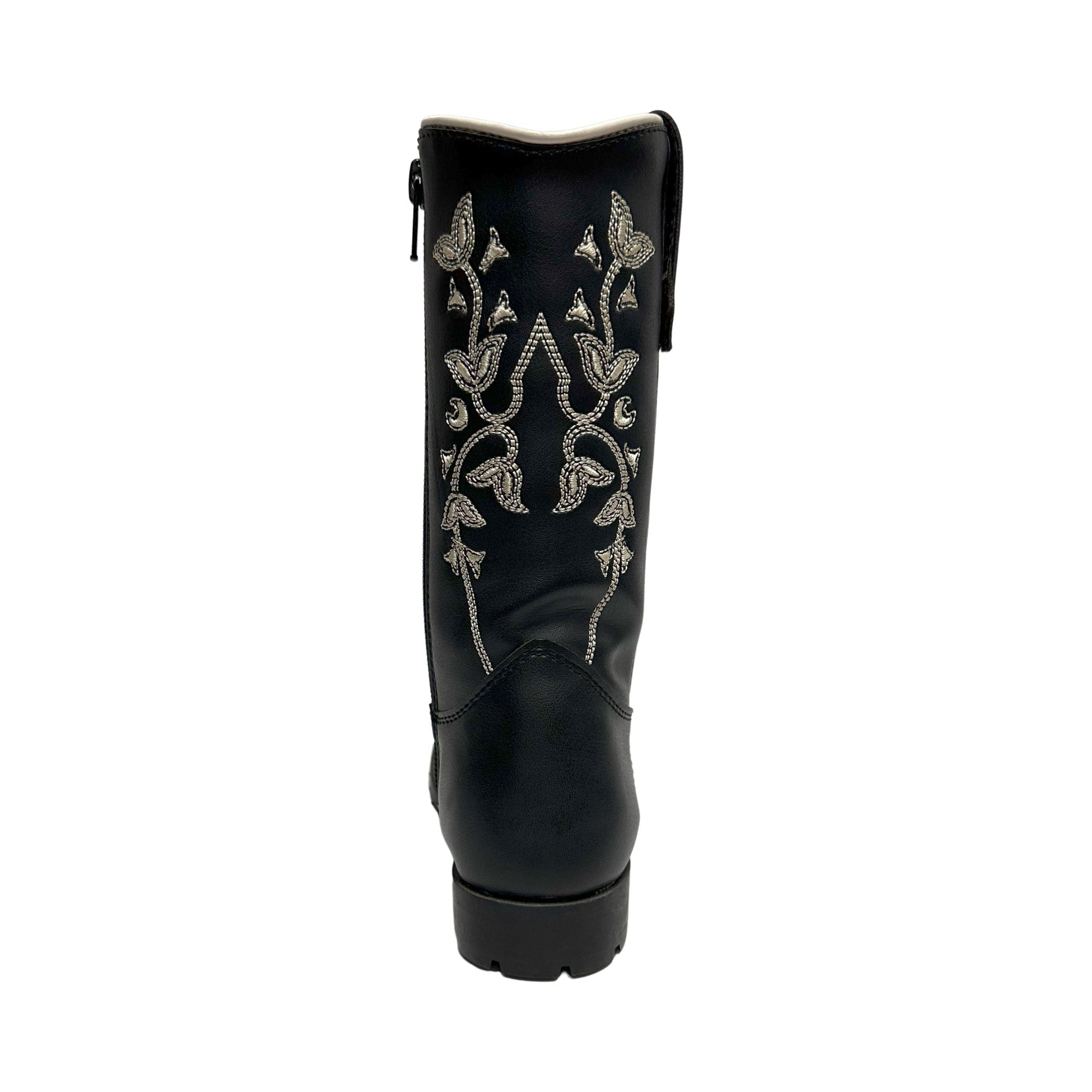 TuffRider Toddler Black Floral Western Boot
