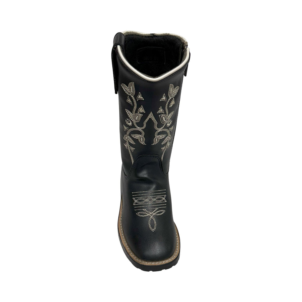 TuffRider Toddler Black Floral Western Boot