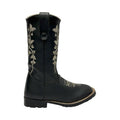 TuffRider Youth Black Floral Western Boot