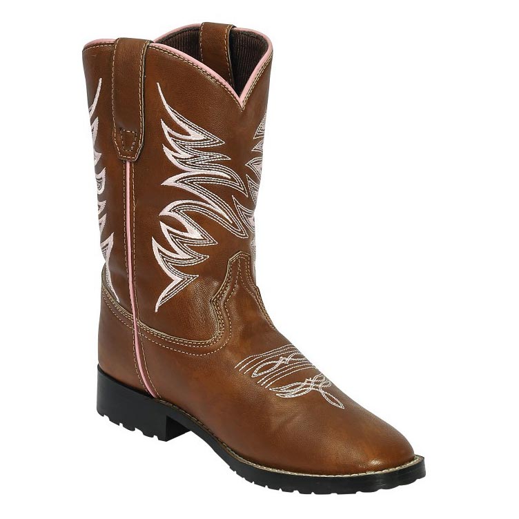 TuffRider Youth Channel Islands Square Toe Western Boot