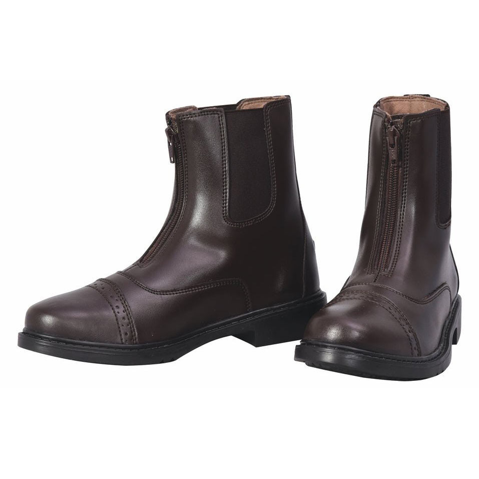 tuffrider ladies baroque dress boots TuffRider Ladies Baroque Dress Boots Sz 7 W Black Leather Horse Riding #3050