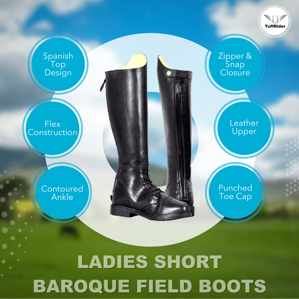TuffRider Ladies Baroque Field Boots - Short - TuffRider.com