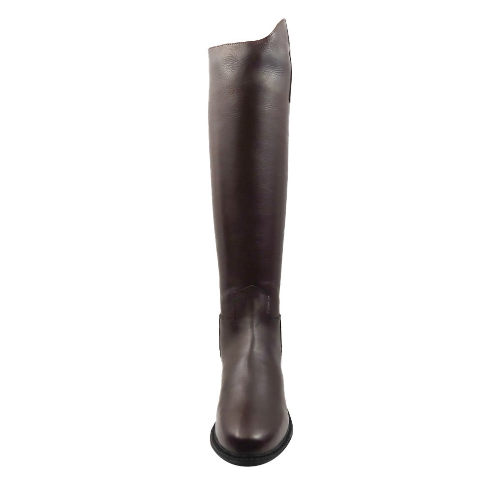 tuffrider ladies baroque dress boots TuffRider Ladies Baroque Front Zip Paddock Boots w/ Metal Zipper Black / 9.5