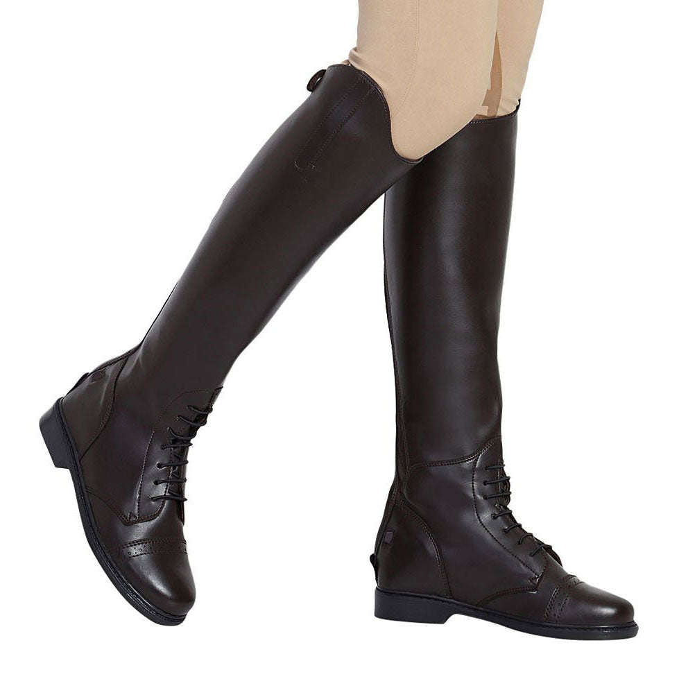 TuffRider Ladies Starter Back Zip Field Boots in Synthetic Leather - TuffRider.com