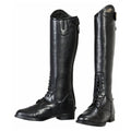 TuffRider Children's Belmont Junior Leather Back Zipper Field Boots in Black