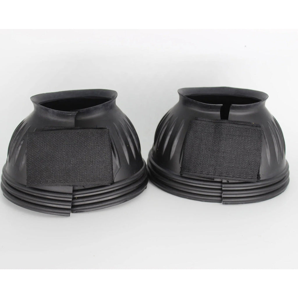 TuffRider Komplett Protkt Bell Boots Ribbed and Ringer with Hook and Loop Tape - Breeches.com