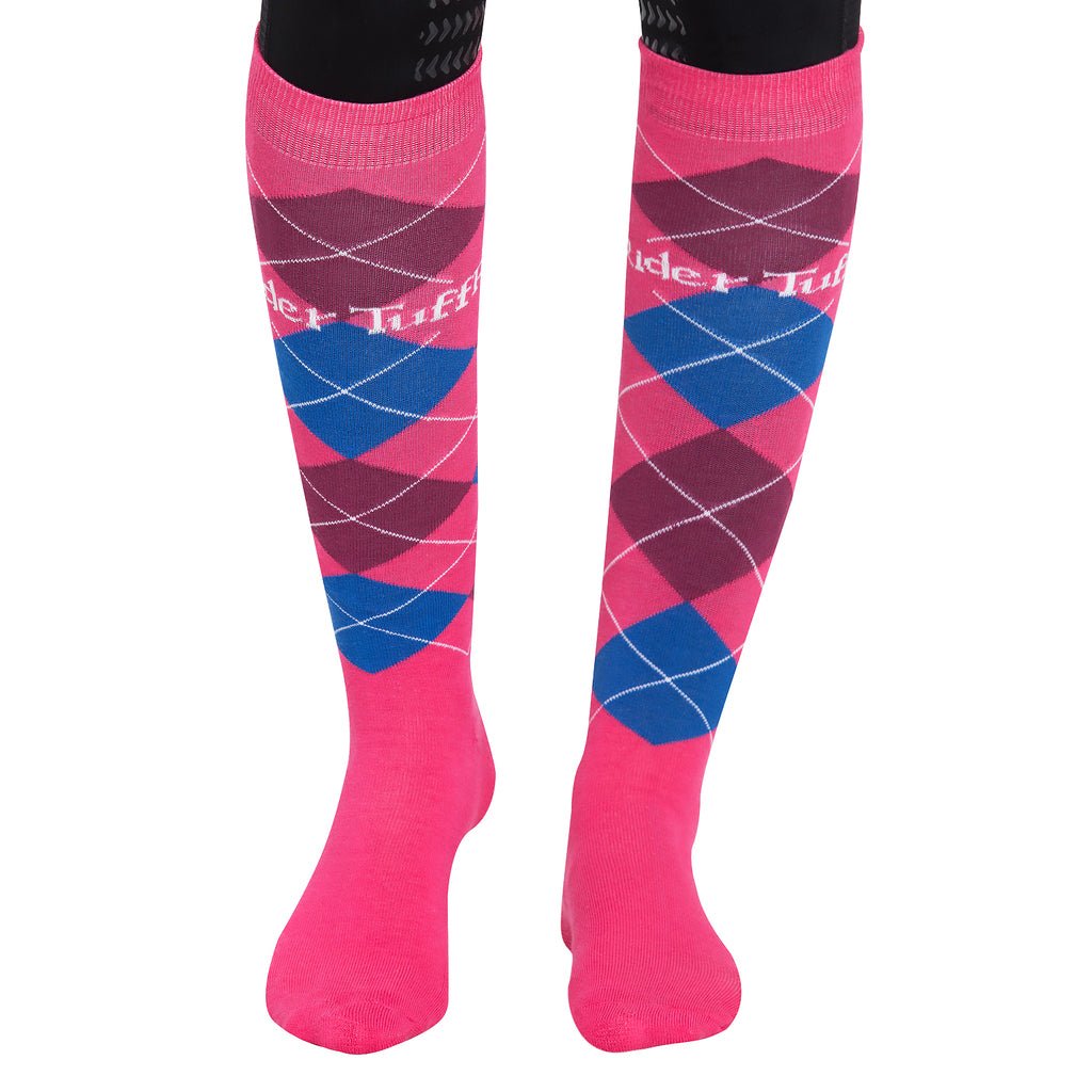 TuffRider Argyle Knee Hi Socks_6