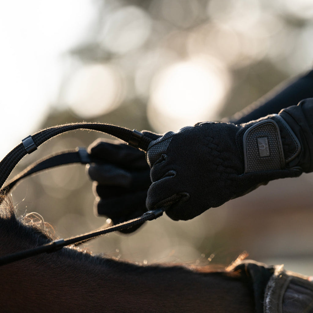 TuffRider Fleece Back Smart Riding Gloves