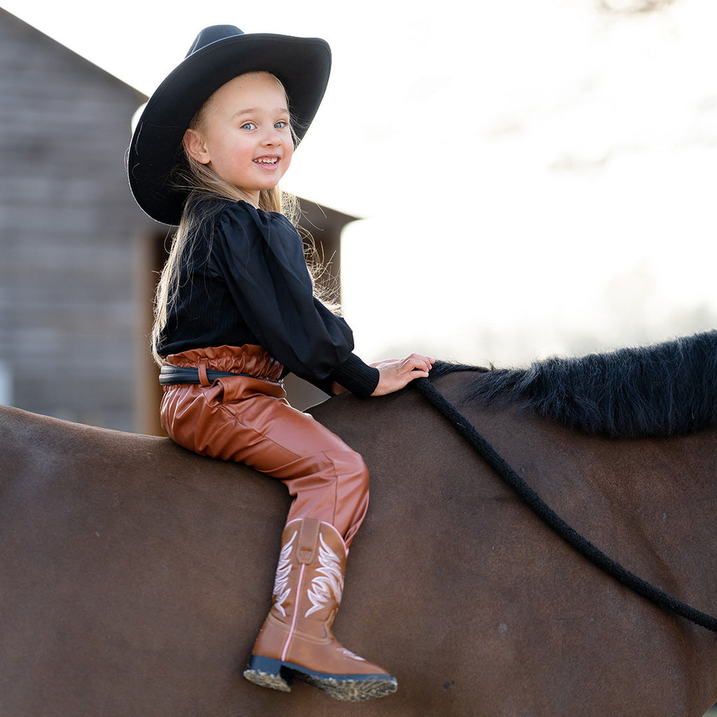 TuffRider Toddler Channel Islands Square Toe Western Boot