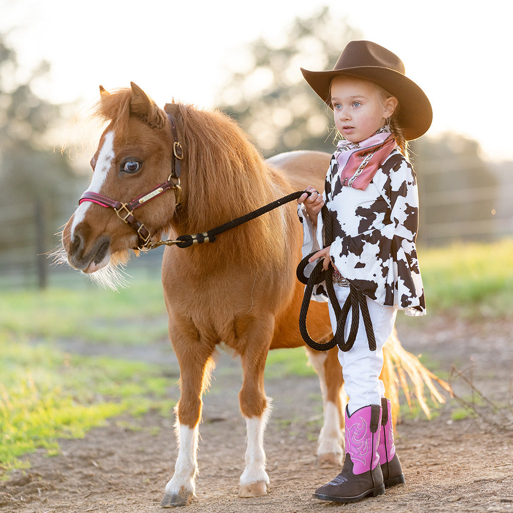 TuffRider Toddler Voyageurs Square Toe Western Boot