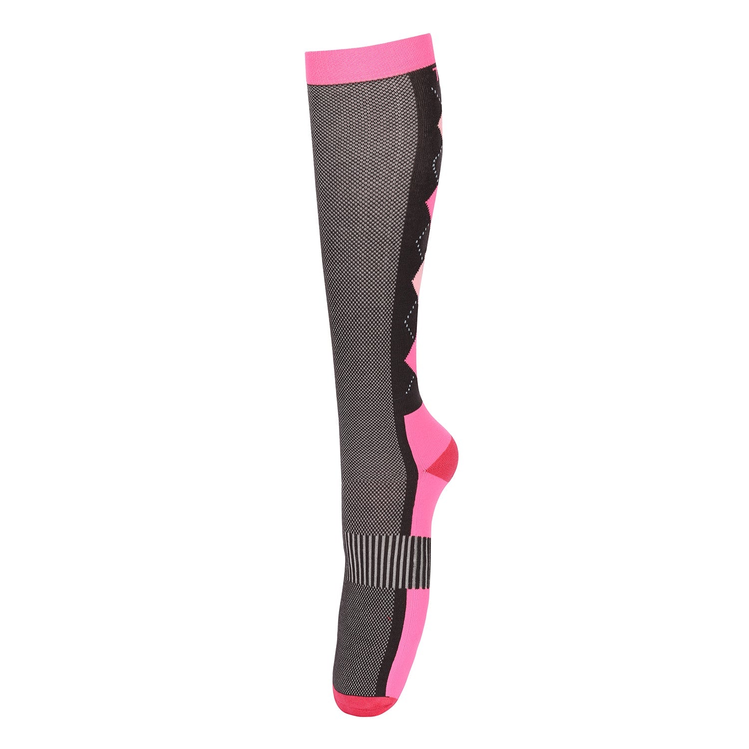 TUFFRIDER NEON VENTILATED ARGYLE SOCKS - Breeches.com