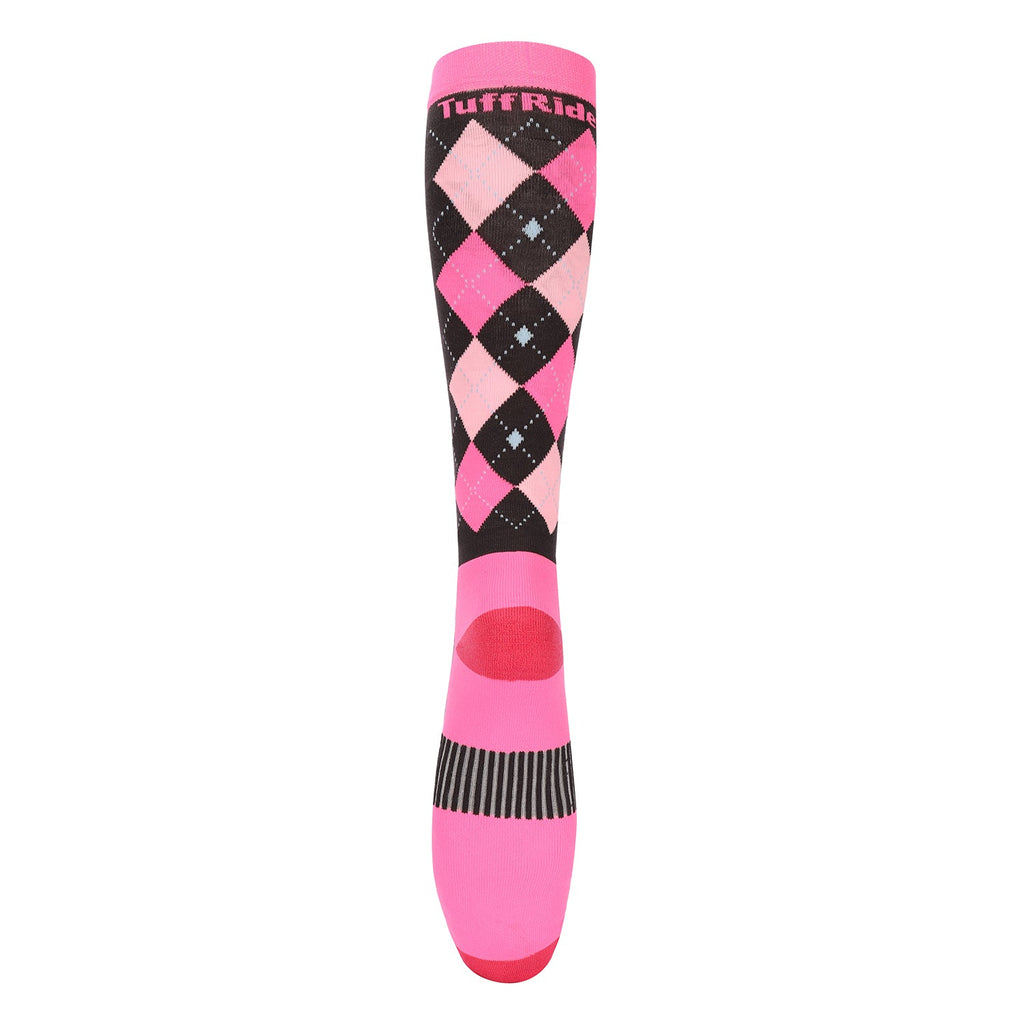 TUFFRIDER NEON VENTILATED ARGYLE SOCKS - Breeches.com