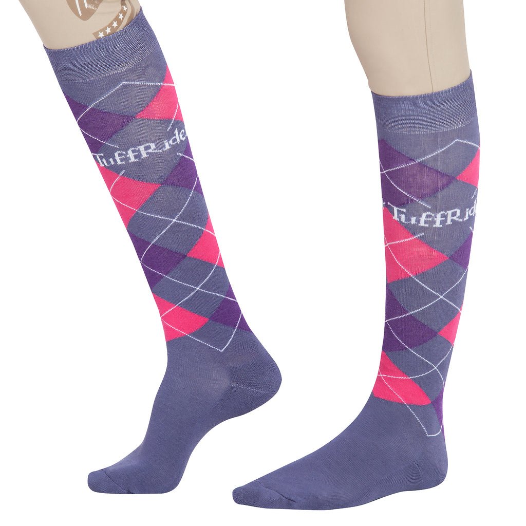 TuffRider Argyle Knee Hi Socks_13